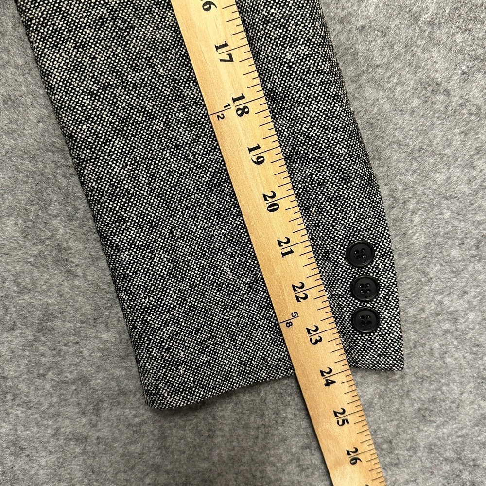 Vintage Roberto Vasalli 100% Silk Tweed Sport Coat Mens R42 Gray Yugoslavia - Picture 11 of 16